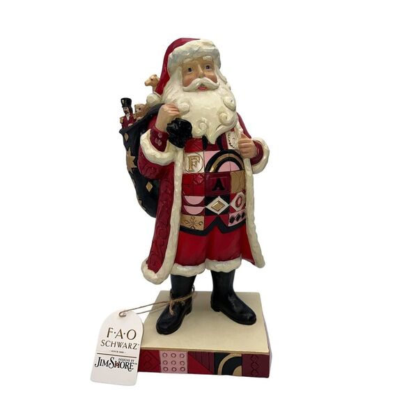 Jim Shore Santa with Toy Bag